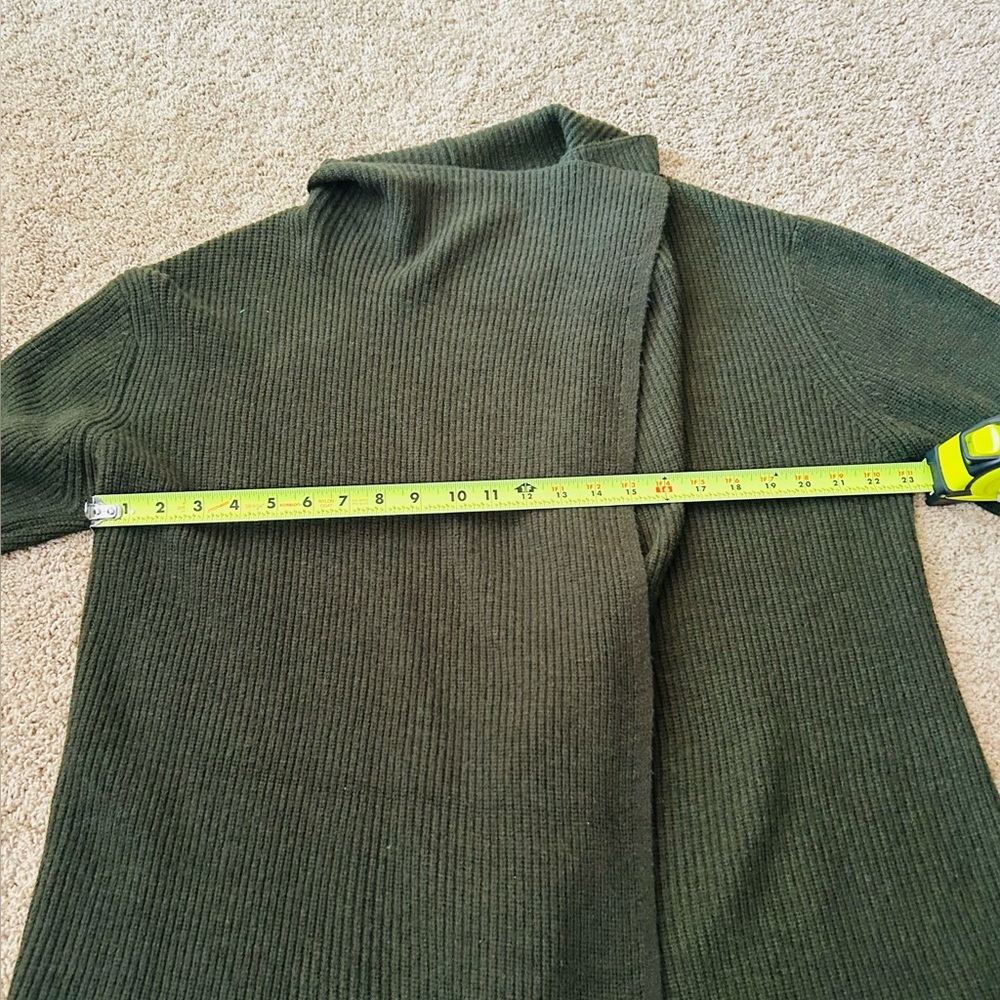 NWOT Karen Kane Olive Draped Open-Front Cardigan, Size Large - Picture 9 of 16